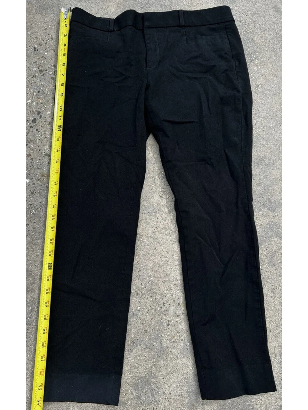 Banana Republic Pants Womens 8P Petite Sloan Fit Business Casual Black Stretch
